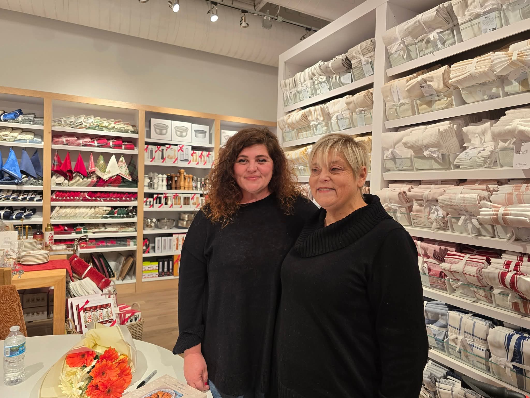 Lisa smiling in a store